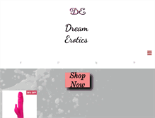 Tablet Screenshot of dreamerotics.com